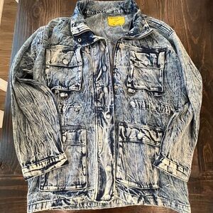 Signature8 Washed Blue Denim Jacket